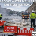 glasgow water main break shettleston road
