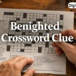 benighted crossword clue