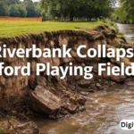 riverbank collapse iford playing fields
