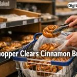 tesco shopper clears cinnamon buns