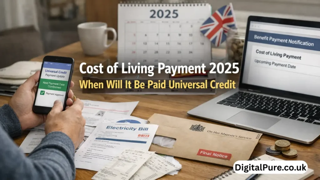 cost of living payment 2025 when will it be paid universal credit