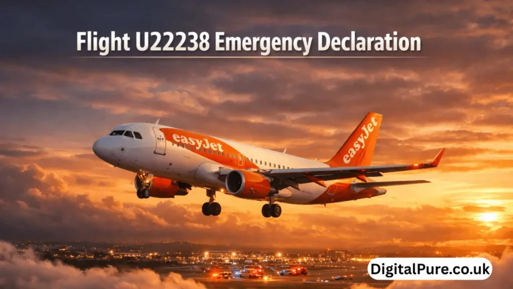 flight u22238 emergency declaration
