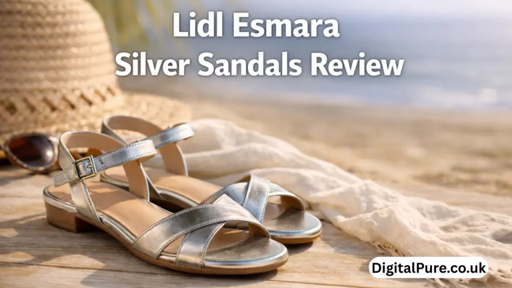 lidl esmara silver sandals review