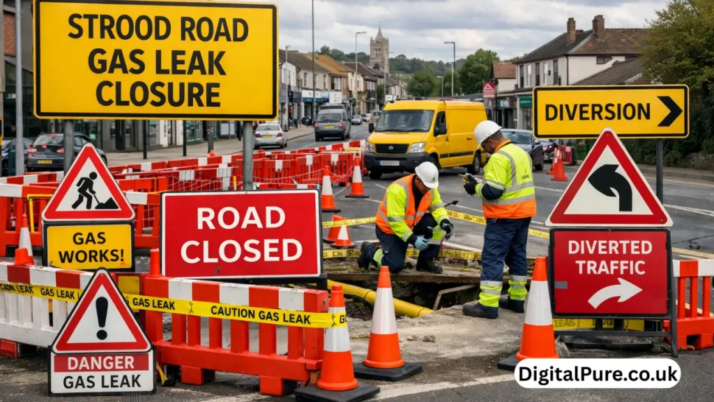strood road gas leak closure