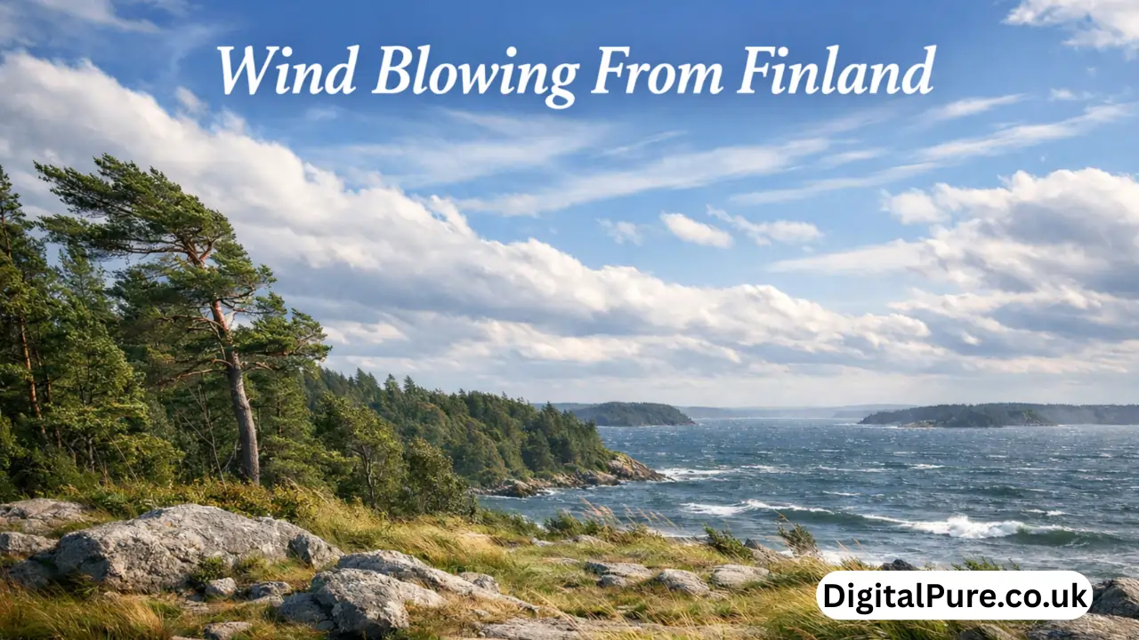 wind blowing from finland